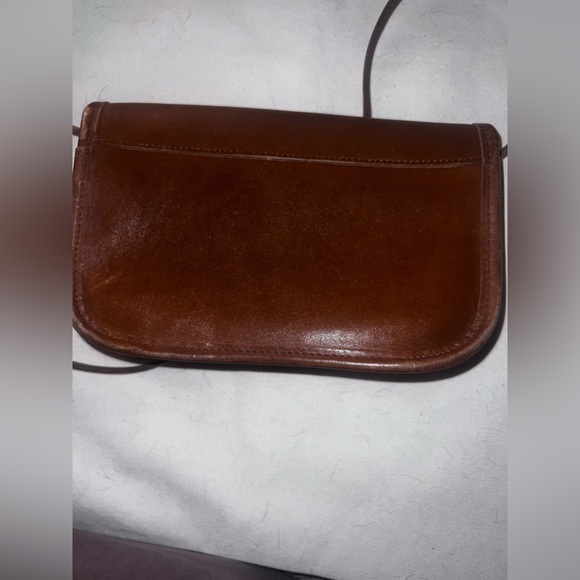 Genuine leather crossbody medium brown color - Picture 9 of 9